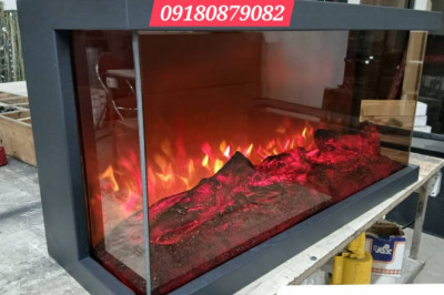 شومینه ال ای دی (LCD) - مدرن درجه ۱ وارداتی - کلاسیک هیزمی - سنگی