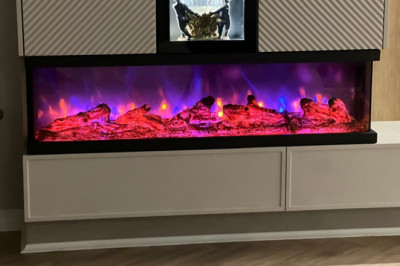 شومینه LCD،  قیمت روز، شومینه برقی و گازی مخصوص دکوراسیون داخلی مثل کابینت و کناف